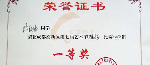  祝賀美視學子在成都市高新區(qū)第七屆中小學生藝術節(jié)比賽中獲獎 