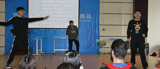  國際部舉行數(shù)學(xué)唱歌比賽 
